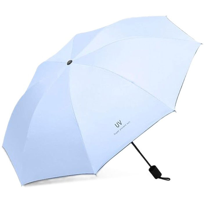 Pelerine, Umbrele si Accesorii - Umbrela, Flippy, Protectie UV Soare, Protectie Ploaie, Pliabila, din Vinil si Otel, 96 x 67 cm, Albastru