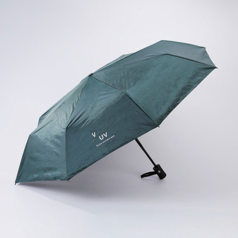 Umbrela, Flippy, Protectie UV Soare, Protectie Ploaie, Pliabila, din Vinil si Otel, 96 x 67 cm, Verde [5]