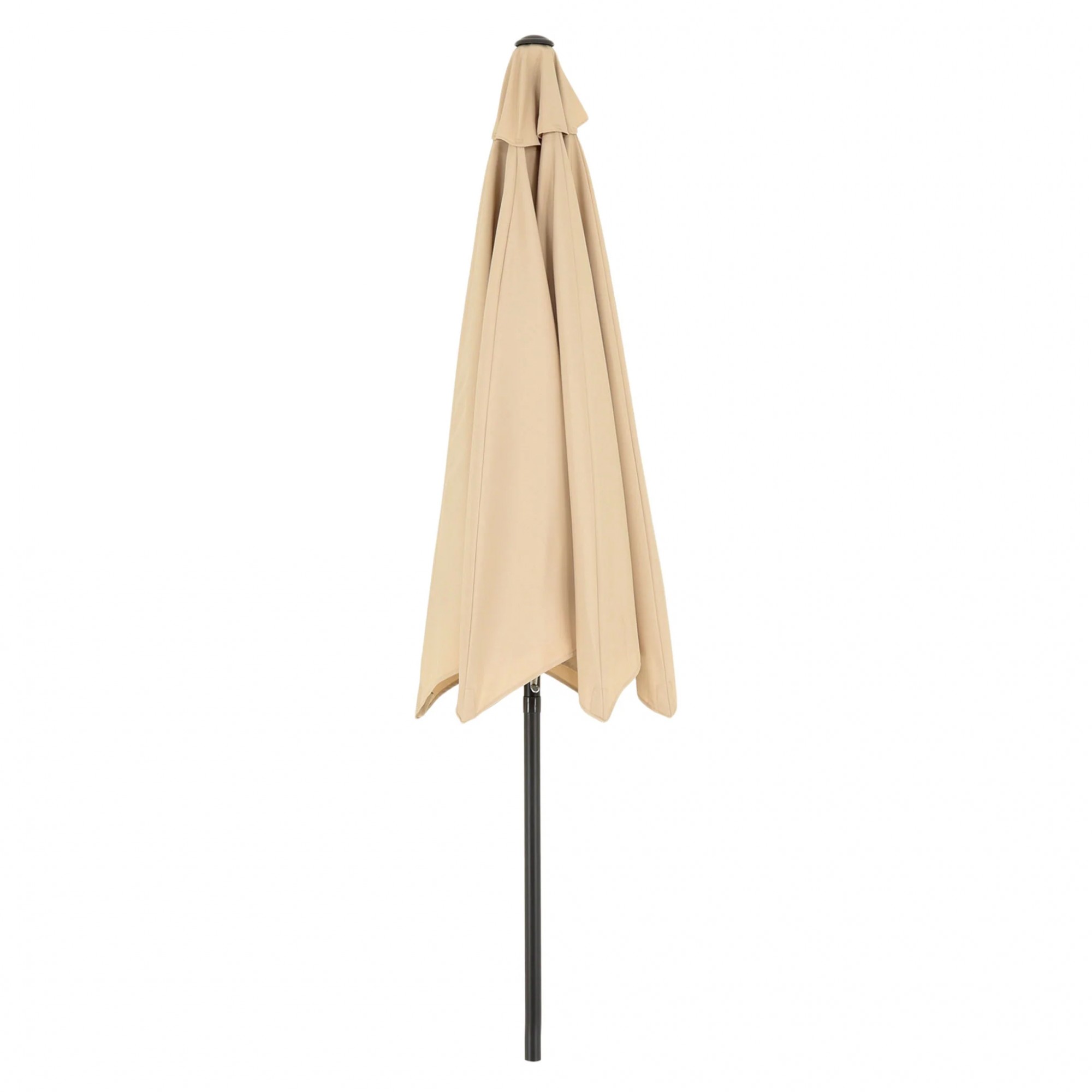 Umbrela rotunda de soare Flippy pentru terasa, diametru 2.70 m, inclinare, manivela, crem [3]