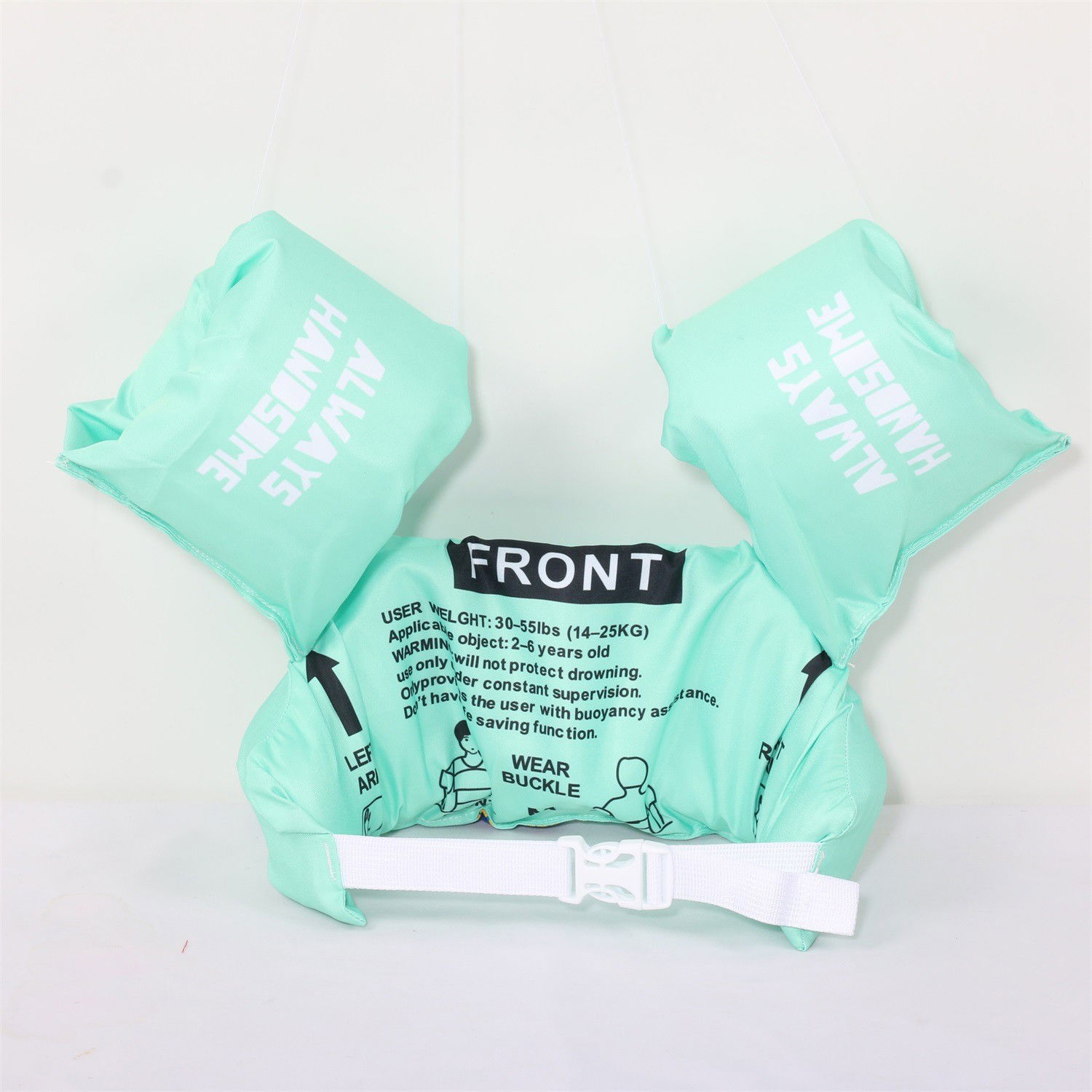 Vesta de salvare pentru copii cu aripioare de inot, Flippy, Verde, Model dragon [3]