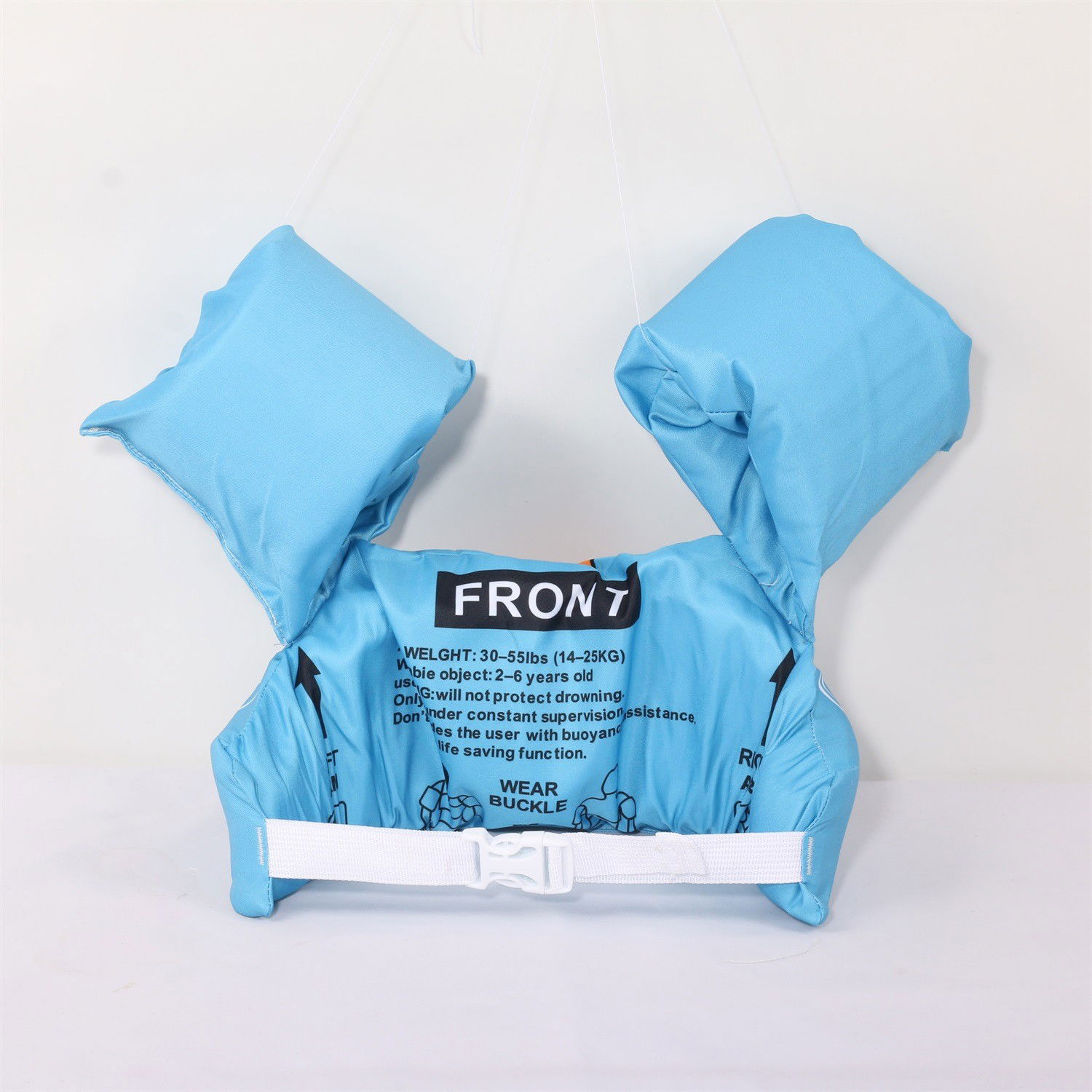 Colace si Piscine - Vesta de salvare pentru copii cu aripioare de inot, Flippy, Albastru, Model stea de mare