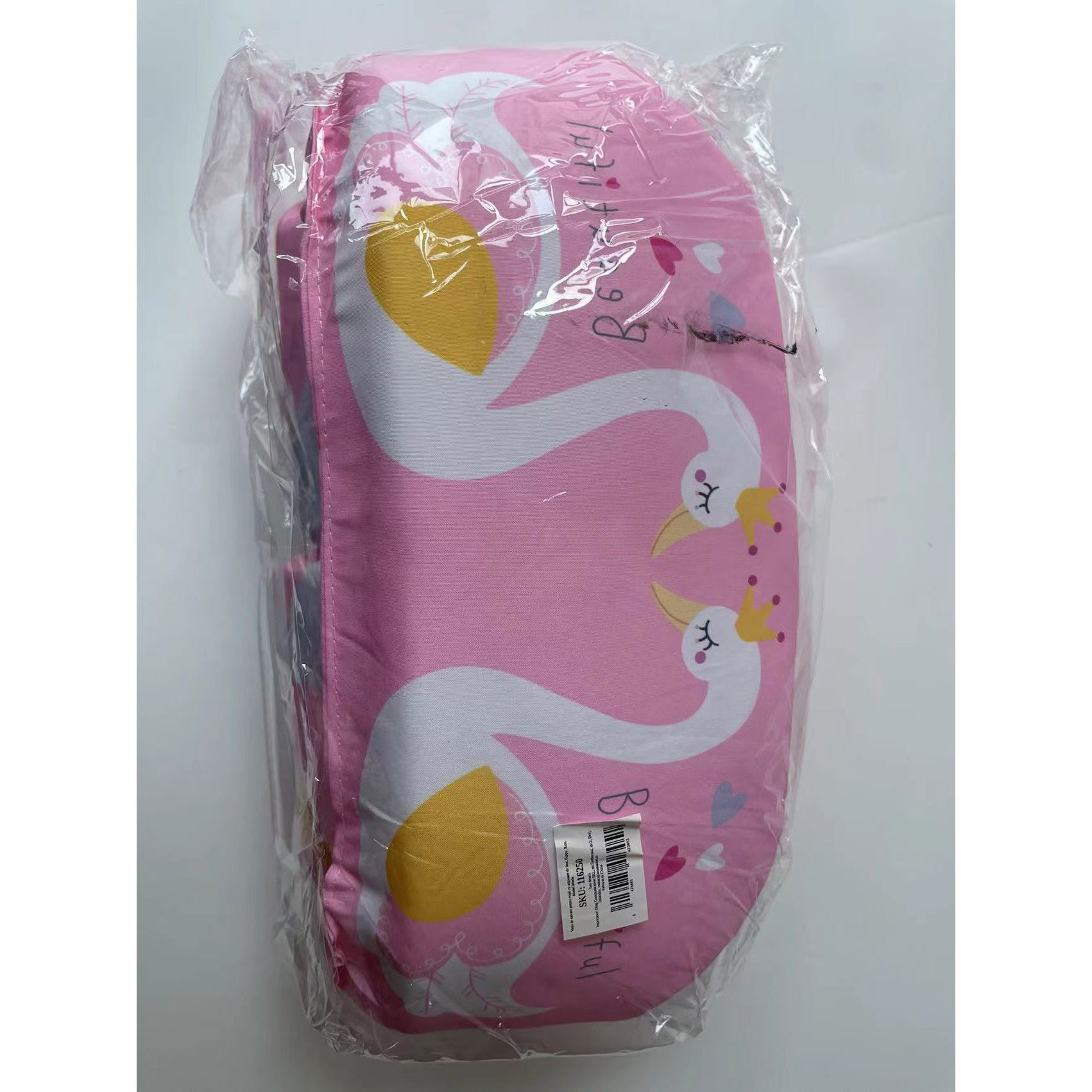 Vesta de salvare pentru copii cu aripioare de inot, Flippy, Roz, Model lebede [5]