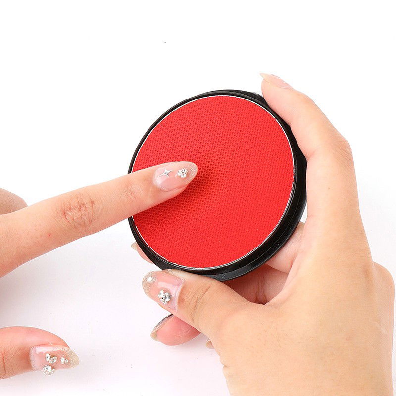 Vopsea pentru Fata si Corp, Flippy, cu Pigment Fosforescent, 30 g, Activare cu Apa, Rosu [5]