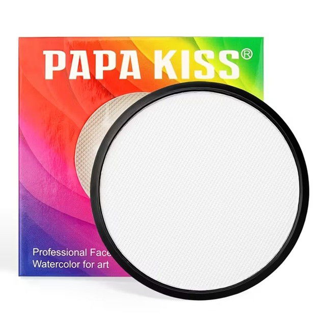 Vopsea pentru Fata si Corp, Flippy, cu Pigment Fosforescent, 30 g, Activare cu Apa, Alb [3]