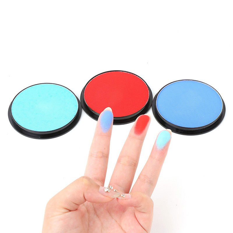 Vopsea pentru Fata si Corp, Flippy, cu Pigment Fosforescent, 30 g, Activare cu Apa, Albastru [3]