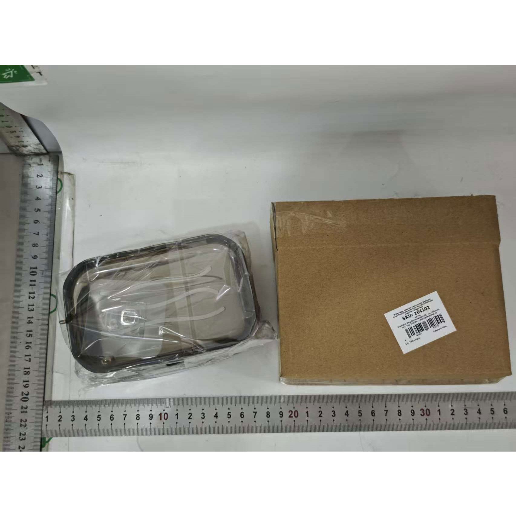 Savoniera Dubla, Flippy, 2 Straturi, Instalare fara Perforare, Agatatoare Burete, 13.5 x 8.5 x 6 cm, Gri [7]