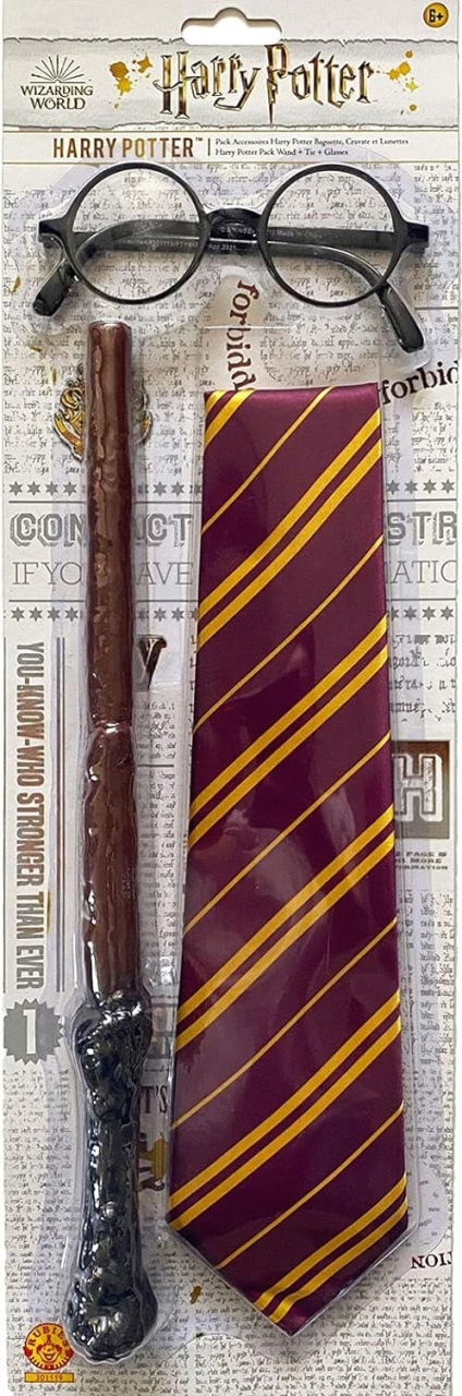 Accesorii Harry Potter - Bagheta, cravata & ochelari [1]