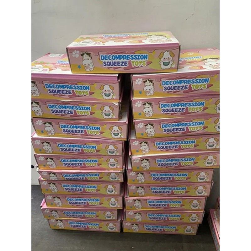 Ambalaj pentru Jucarii Antistres Squishy Cat Paw, Flippy, cu Revenire Lenta, 27 x 24 x 8 cm, Roz [3]