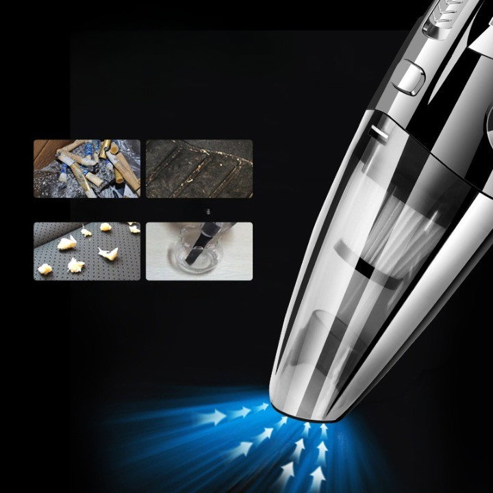 Aspirator de Mana Portabil Turbo, Flippy, pentru Uz Caznic sau Auto, Functie de Aspirare Umeda si Uscata, Incarcare USB, 32.000 rot/min, Putere 120W [3]