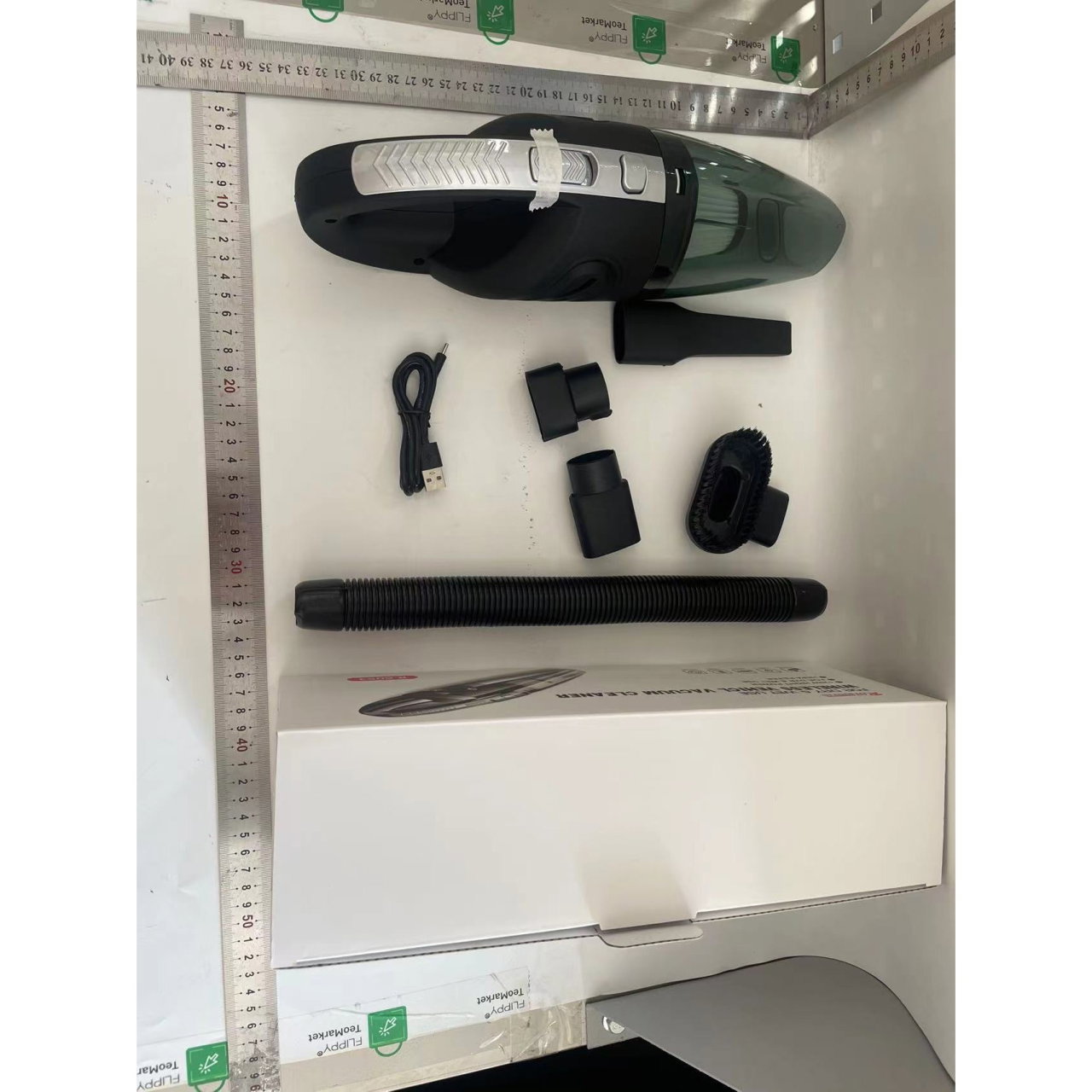 Aspirator de Mana Portabil Turbo, Flippy, pentru Uz Caznic sau Auto, Functie de Aspirare Umeda si Uscata, Incarcare USB, 32.000 rot/min, Putere 120W [12]