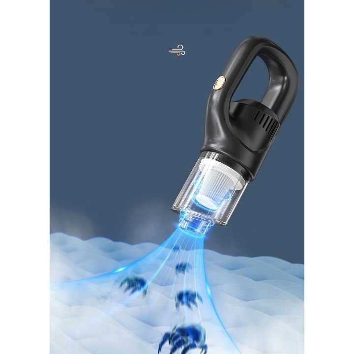 Aspirator Portabil fara Fir, Flippy, Incarcare USB, Pentru Casa si Masina, Autonomie 45 min, Negru [8]