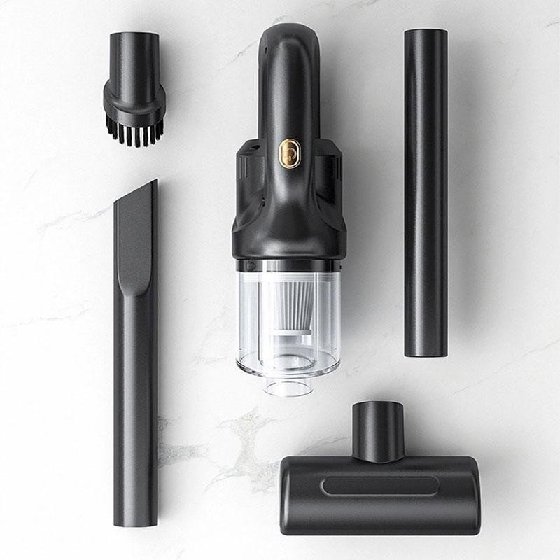 Aspirator Portabil fara Fir, Flippy, Incarcare USB, Pentru Casa si Masina, Autonomie 45 min, Negru [4]