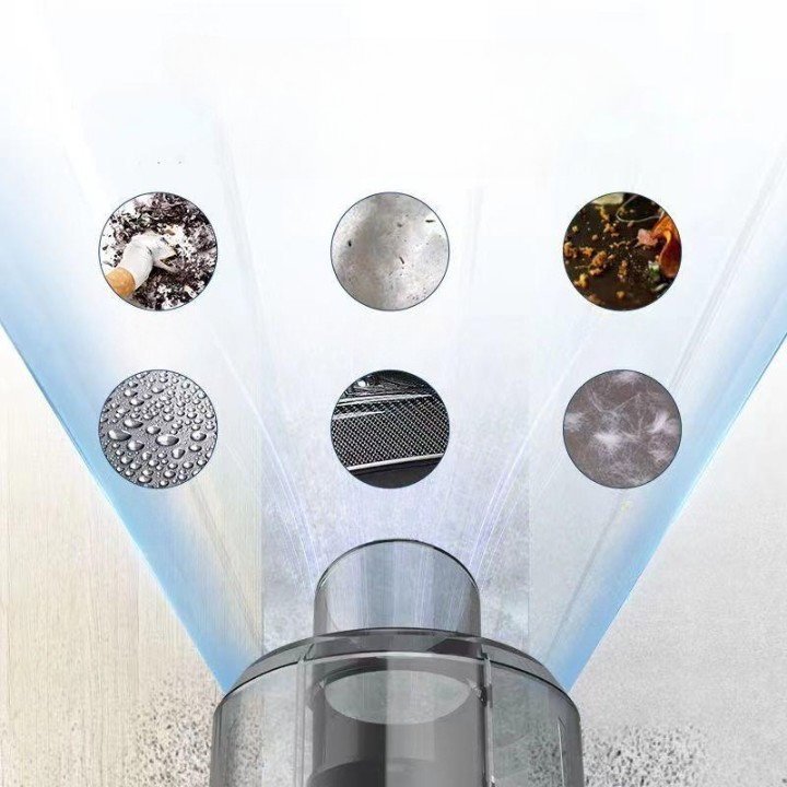 Aspirator Portabil fara Fir, Flippy, Incarcare USB, Pentru Casa si Masina, Autonomie 45 min, Verde [7]