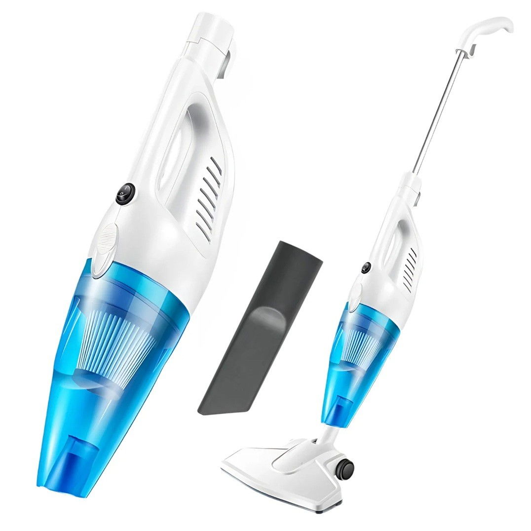 Aspirator Vertical 2in1, Flippy, Fara Sac, 2 Capete, de Mana, Filtrare Multipla, 95 x 24.5 cm, Albastru [4]