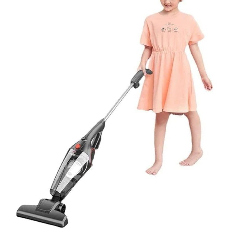 Aspirator Vertical 2in1, Flippy, Fara Sac, 2 Capete, de Mana, Filtrare Multipla, 95 x 24.5 cm, Negru [4]
