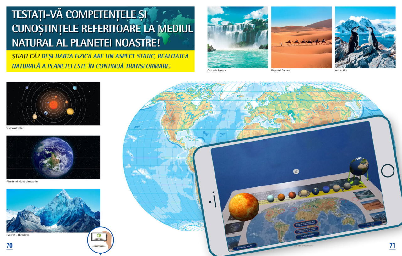 Atlas geografic scolar. Cunoasterea Terrei prin realitatea augmentata [5]