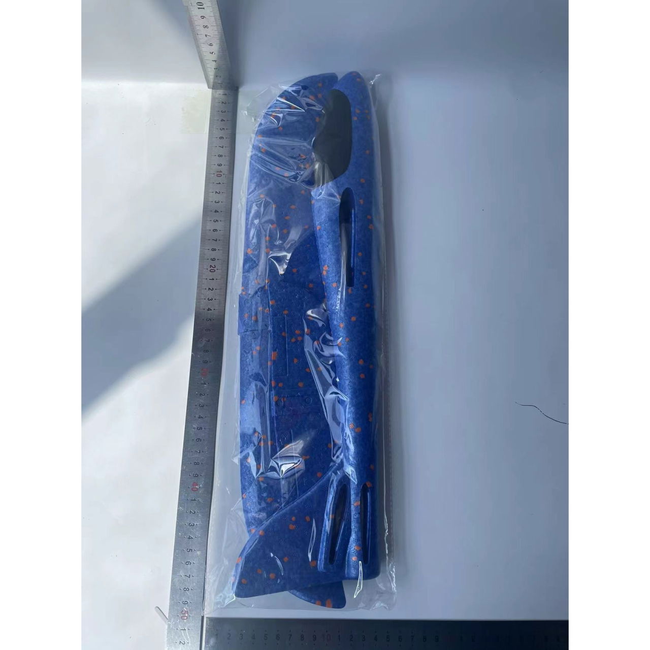 Avion planor din polistiren in punga , lungime 47 cm , Albastru , Flippy [7]