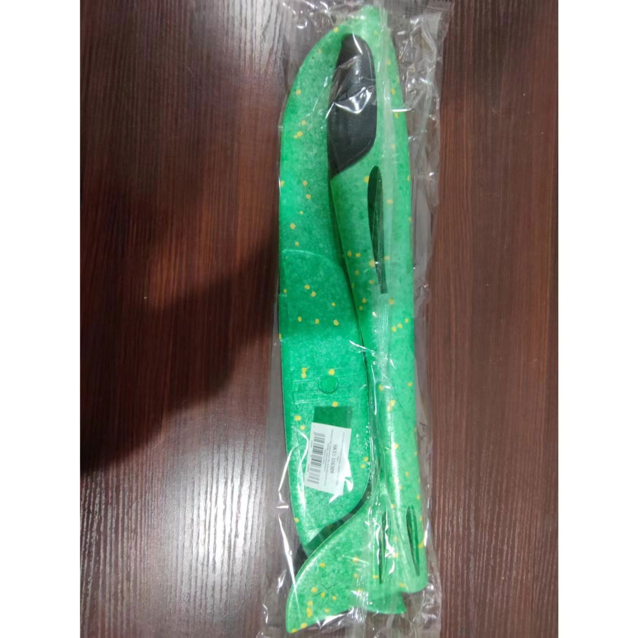 Avion planor din polistiren in punga , lungime 47 cm , Verde , Flippy [8]