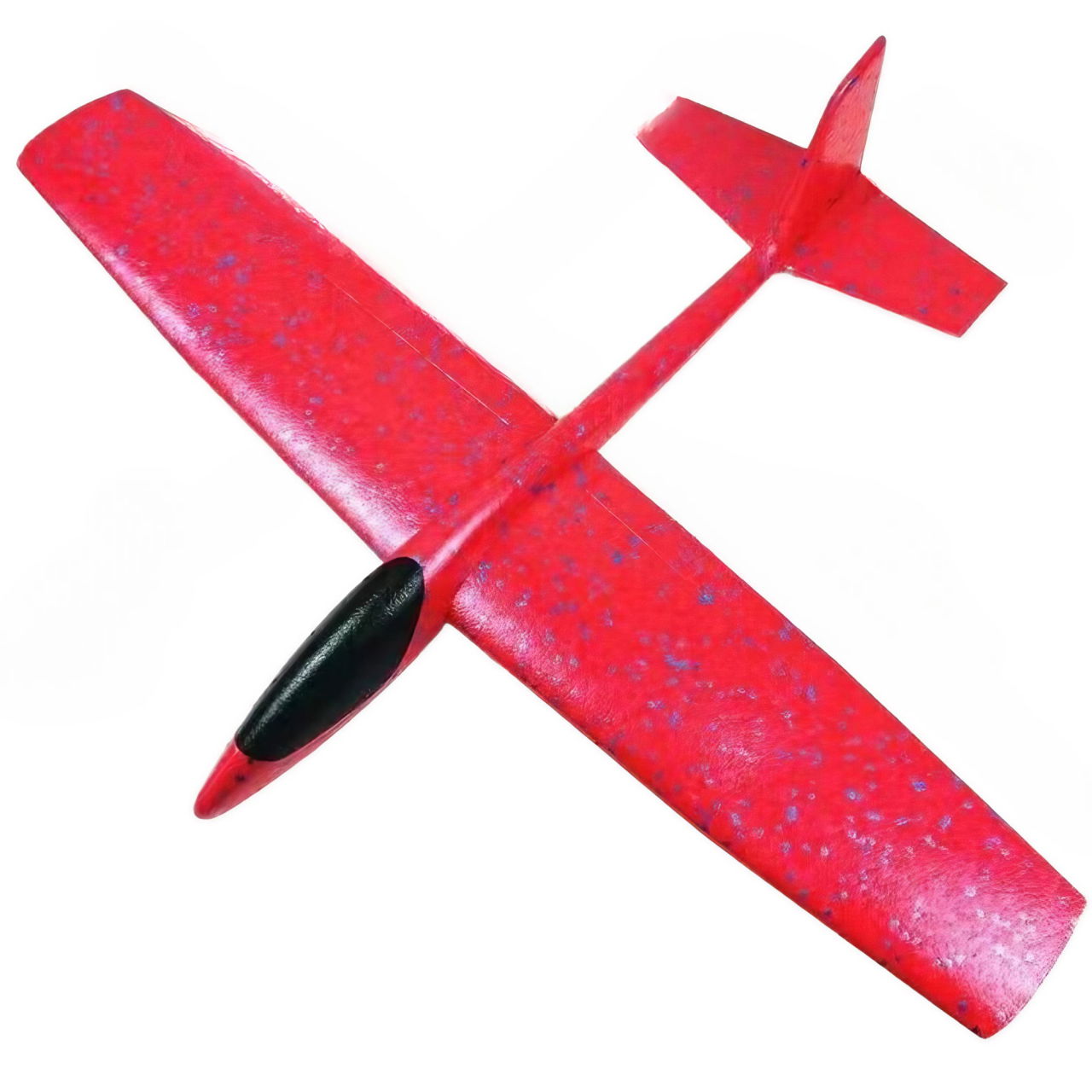 Avion Planor Flippy, din Polistiren, Lungime 84 cm , Jucarie Recreativa, Cascadorii, Rosu [1]