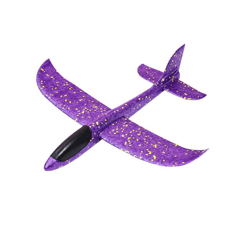 Avion Planor, Flippy, Simplu, din Poliester, 48 cm, Violet [1]