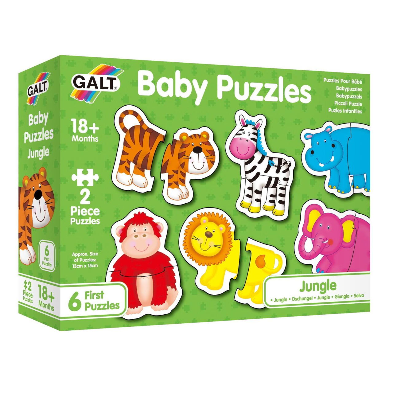 Baby Puzzle: Animale din jungla (2 piese) [3]
