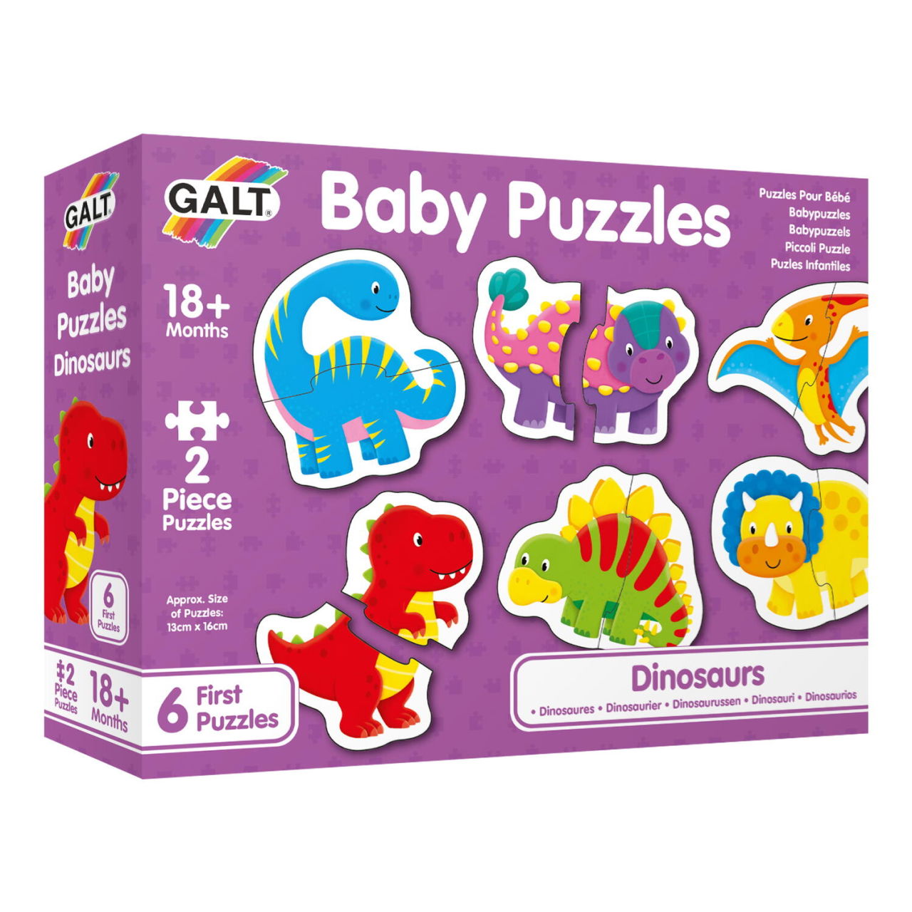 Baby Puzzle: Dinozauri (2 piese) [1]