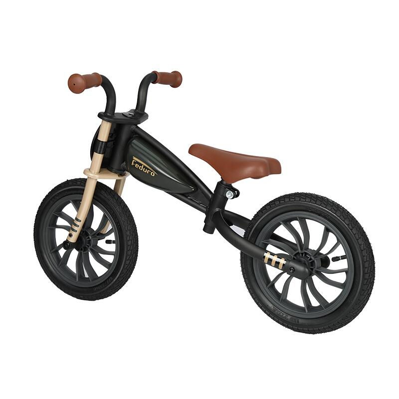 Balance bike QPlay Feduro Negru-Auriu [3]