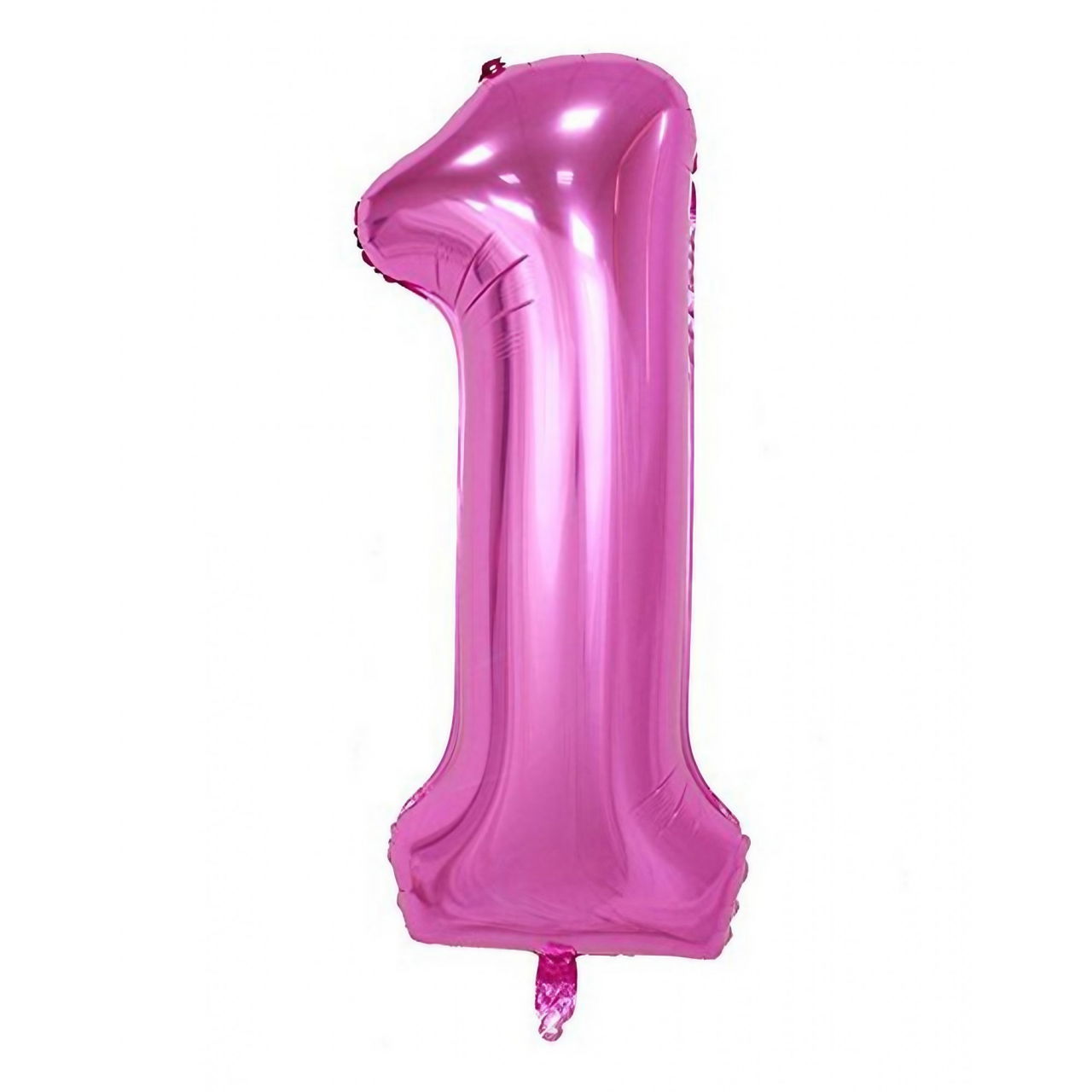 Balon din Folie Flippy, Cifra 1, 81 cm, Pentru Aer sau Heliu, Mov [1]
