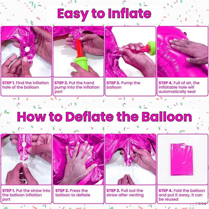 Balon din Folie, Flippy, Cifra 7, Tema Aniversare, 81 cm, Ambalaj Individual, Pai inclus, Umflare cu Aer sau Heliu, Bulk, Mov [2]