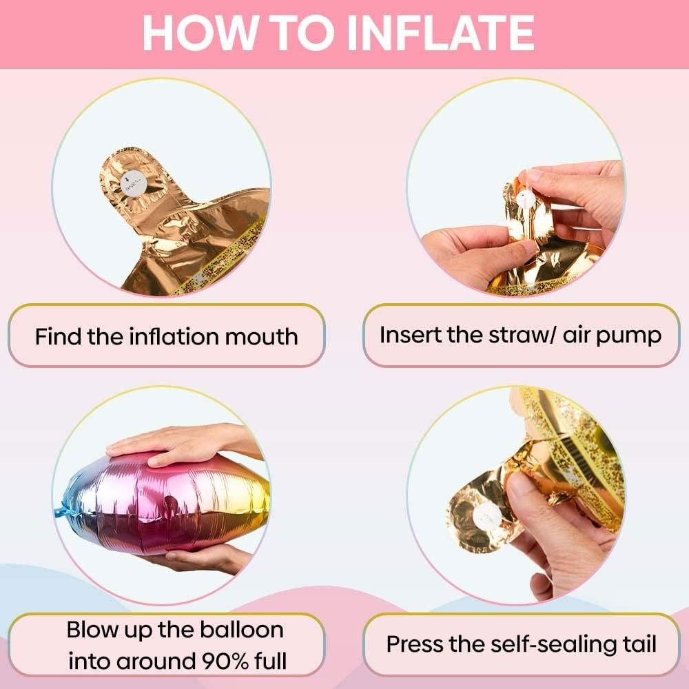 Balon din Folie Metalizata, Flippy, Figurina Cifra Gradient, Tema Aniversare 80 cm, Ambalaj Individual, Pai inclus, Umflare cu Aer sau Heliu, Coronita, Cifra 1 [6]