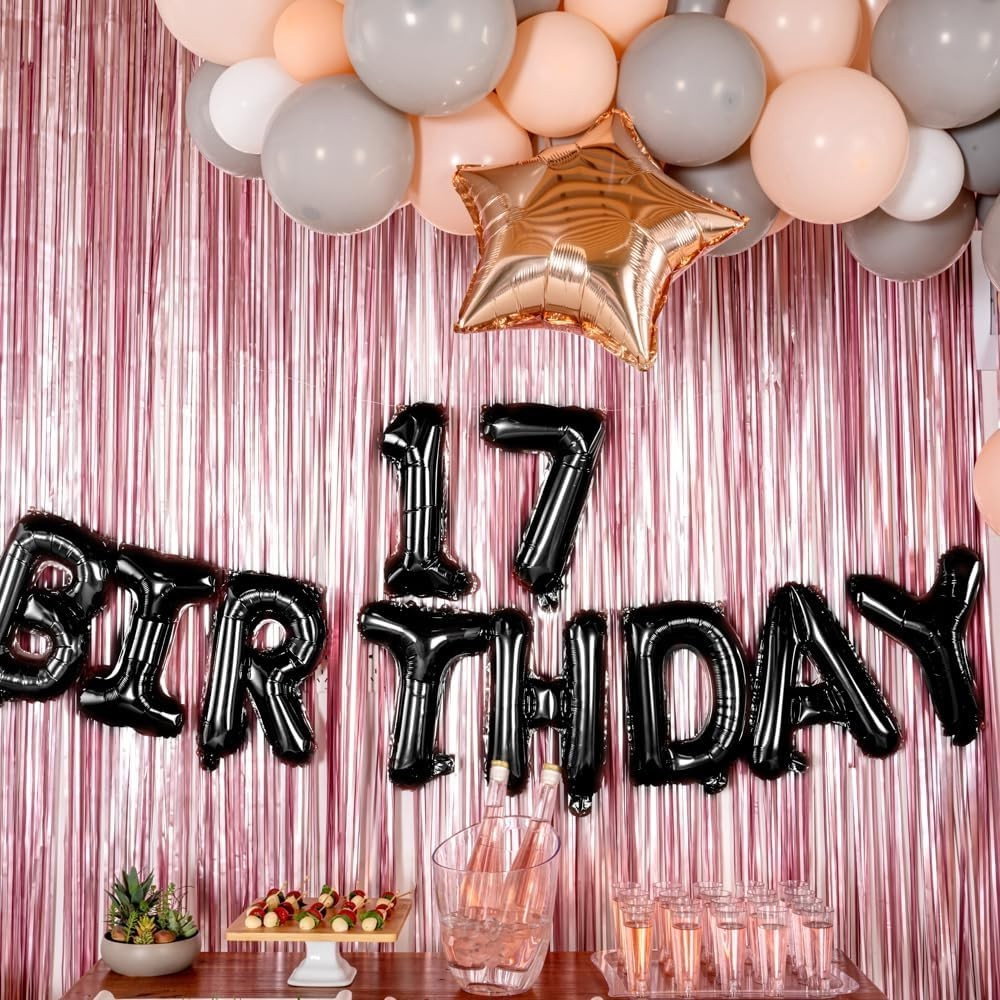 Balon din Folie Metalizata, Flippy, Figurina Cifra, Tema Aniversare 100 cm, Ambalaj Individual, Pai inclus, Umflare cu Aer sau Heliu, Negru, Cifra 7 [4]