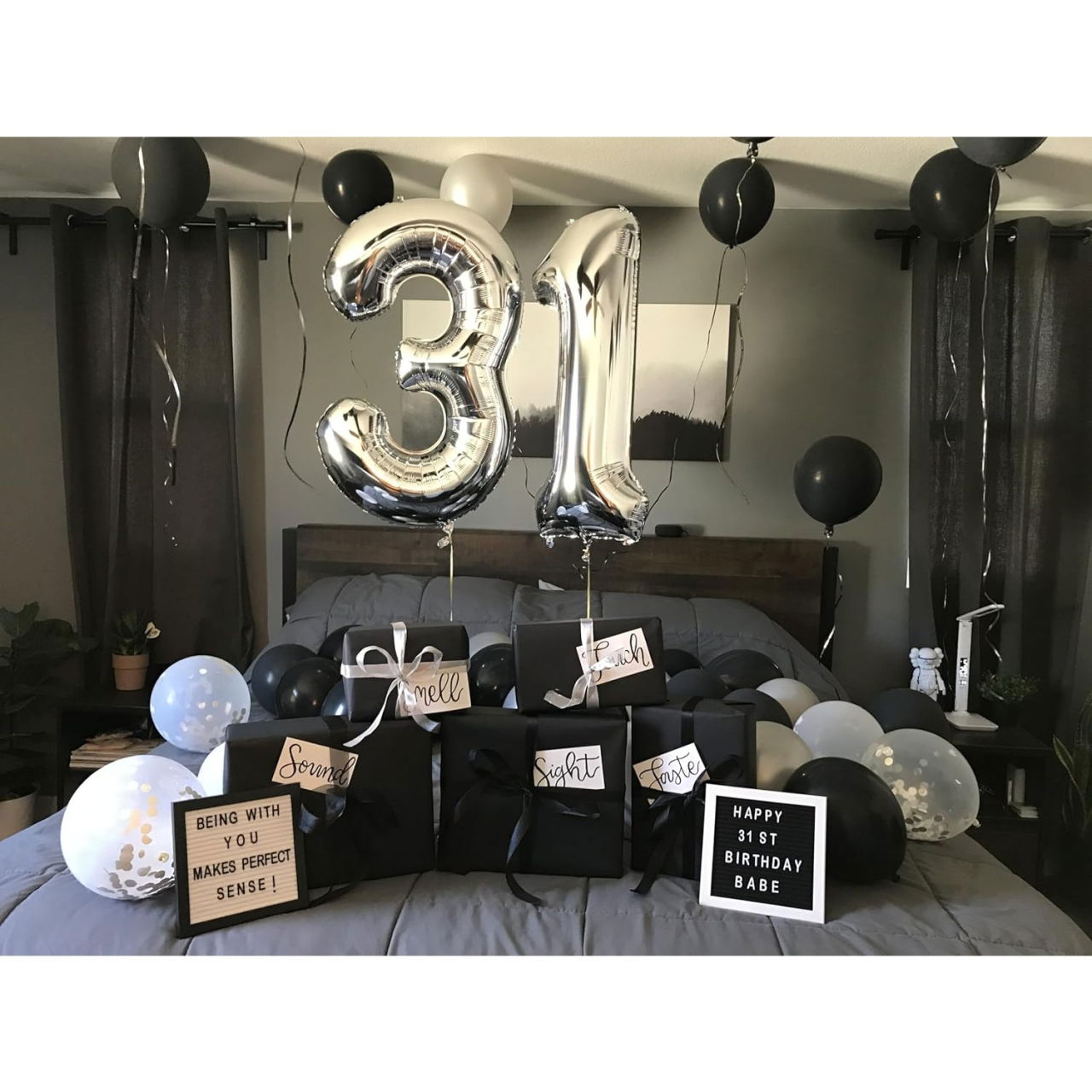 Balon din Folie Metalizata Flippy, Figurina Cifra, Tema Aniversare 40 cm, Ambalaj Individual, Pai inclus, Umflare cu Aer sau Heliu, Argintiu, Cifra 3 [3]