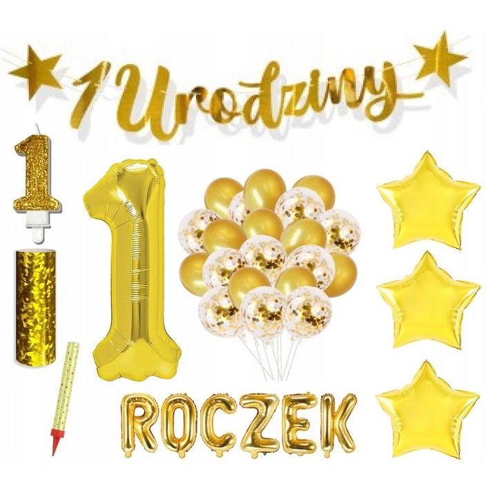 Balon din Folie Metalizata, Flippy, Figurina Stea, Model Simplu, Tematica Aniversare, 40 cm, Ambalaj Individual, Pai Inclus, Umflare cu Aer sau Heliu, Auriu [4]