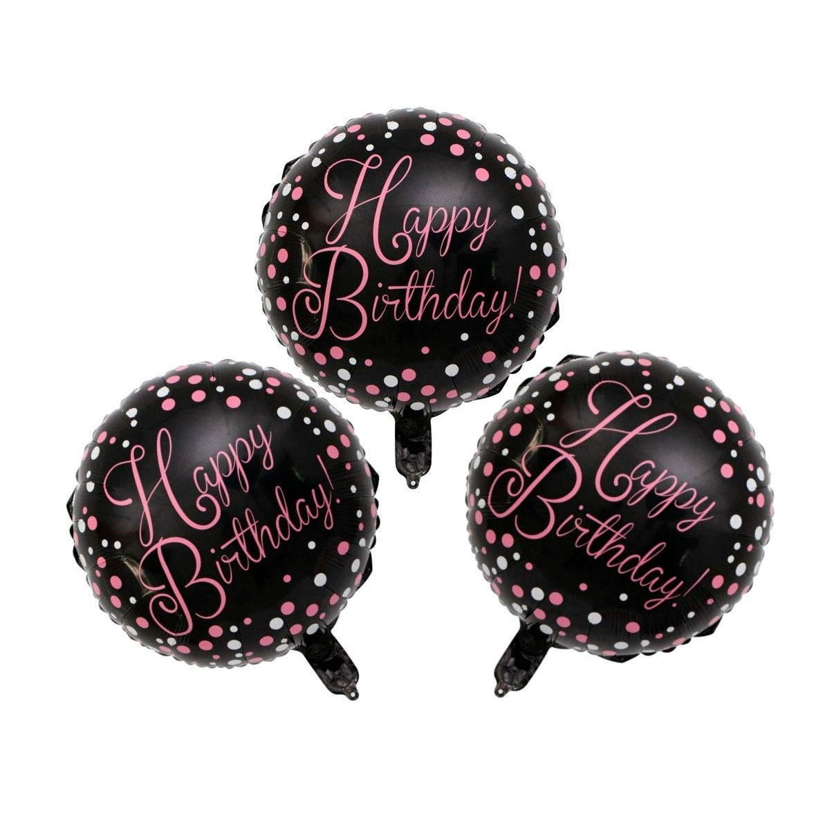 Balon din Folie Metalizata, Flippy, Figurine, Model 2, Happy Birthday, Tematica Aniversare, 45 cm, Ambalaj Individual, Pai Inclus, Umflare cu Aer sau Heliu, Multicolor [3]