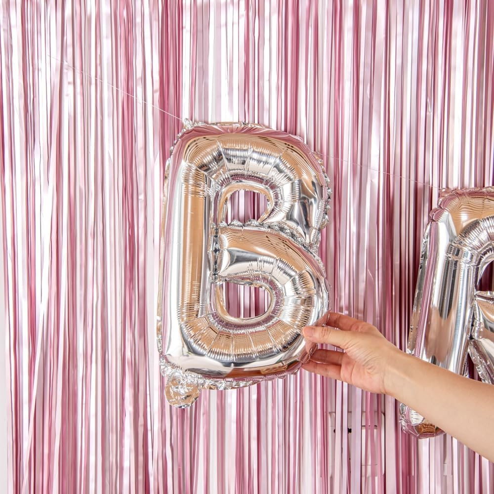 Balon Folie Metalizata Litera B, Flippy, 40 cm, Umflati cu Heliu sau Aer, Ambalaj Individual, Pai inclus, Argintiu [10]