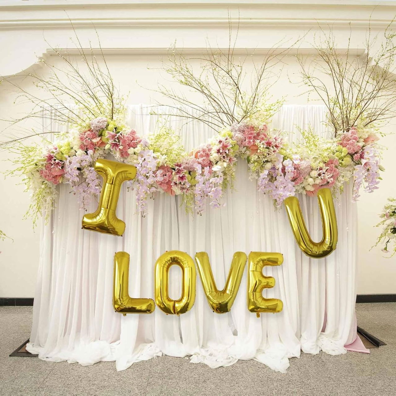 Balon Folie Metalizata Litera I, Flippy, 80 cm, Umflati cu Heliu sau Aer, Ambalaj Individual, Pai inclus, Auriu [3]