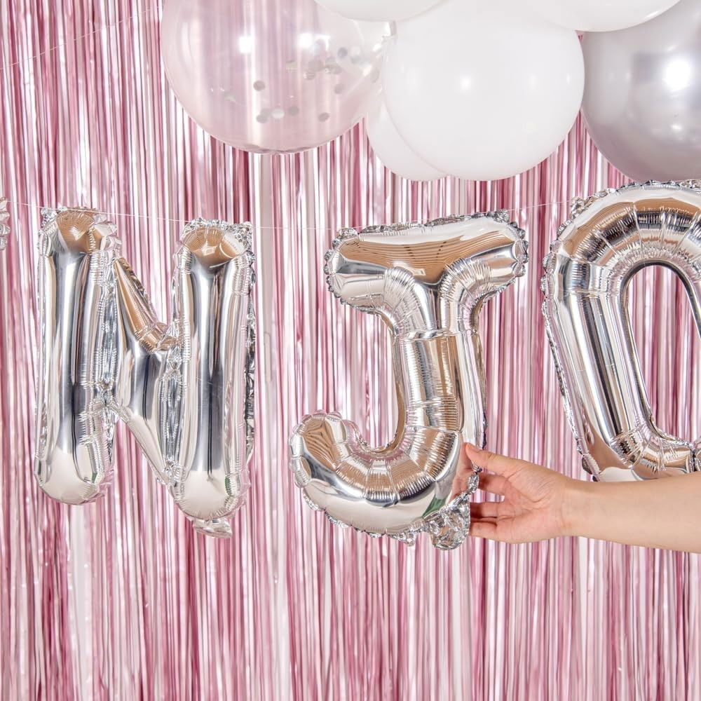 Balon Folie Metalizata Litera J, Flippy, 80 cm, Umflati cu Heliu sau Aer, Ambalaj Individual, Pai inclus, Argintiu [5]