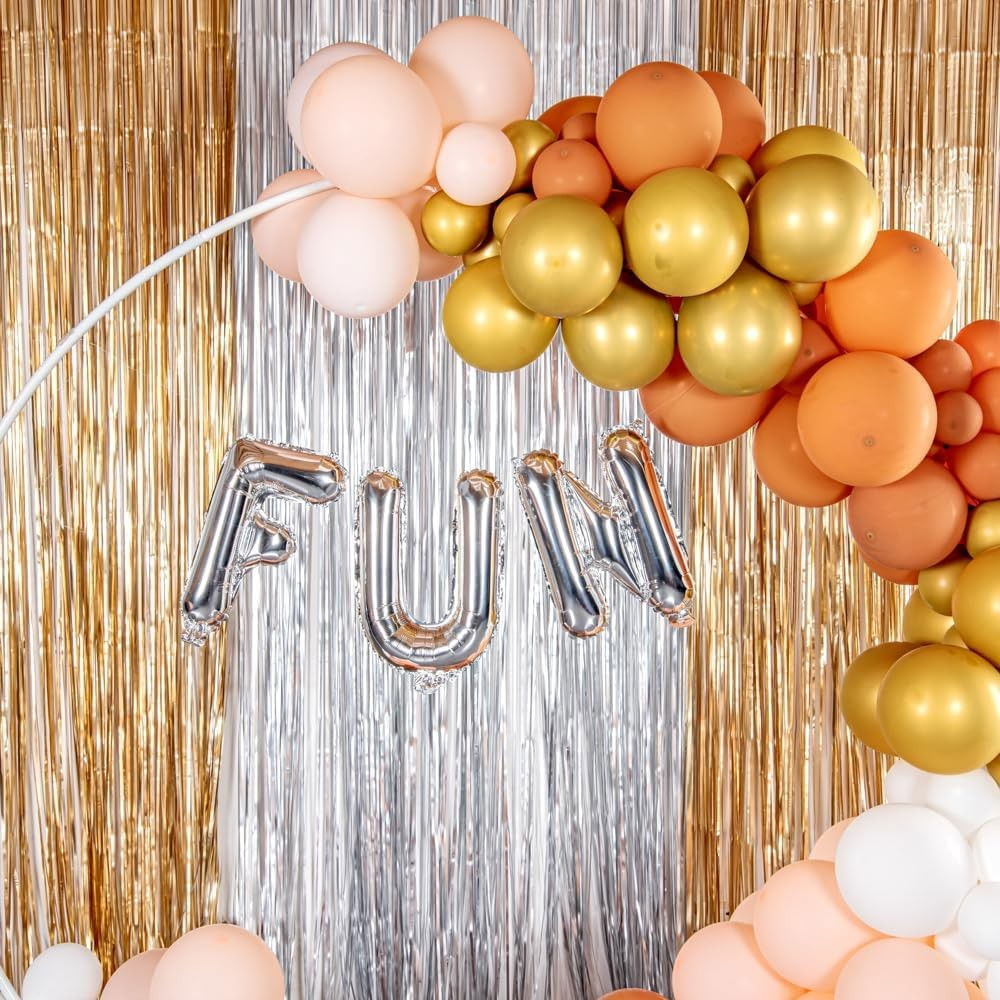 Balon Folie Metalizata Litera N, Flippy, 40 cm, Umflati cu Heliu sau Aer, Ambalaj Individual, Pai inclus, Argintiu [7]