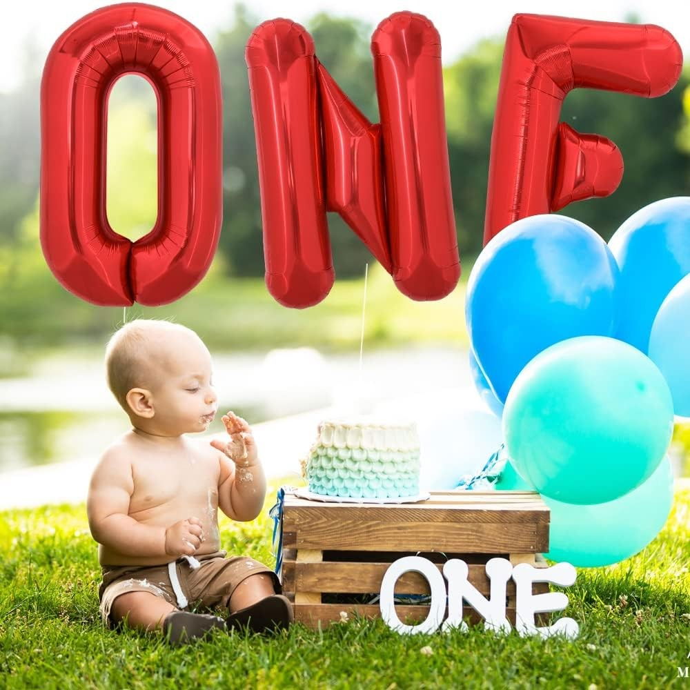 Balon Folie Metalizata Litera O, Flippy, 40 cm, Umflati cu Heliu sau Aer, Ambalaj Individual, Pai inclus, Rosu [4]