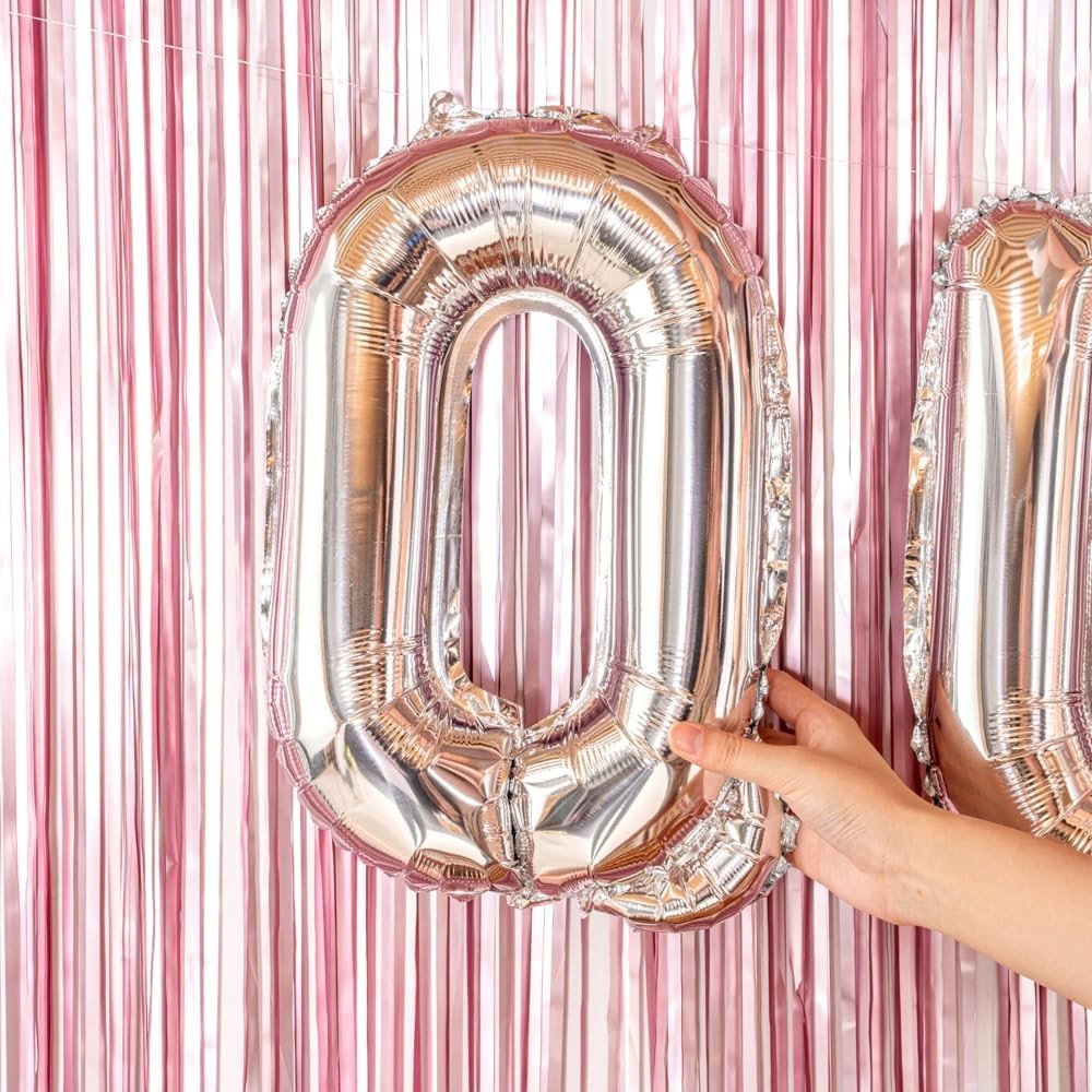 Balon Folie Metalizata Litera Q, Flippy, 80 cm, Umflati cu Heliu sau Aer, Ambalaj Individual, Pai inclus, Argintiu [2]