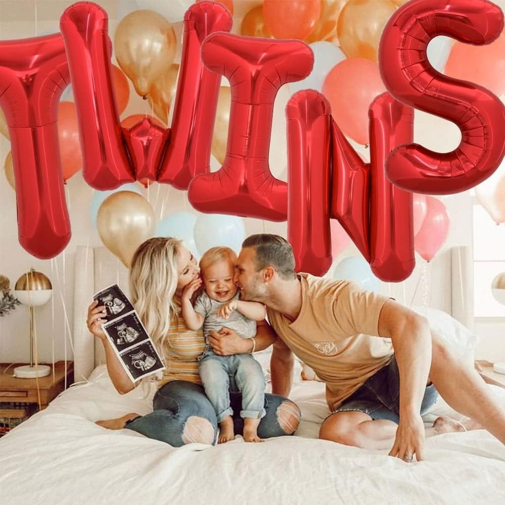 Balon Folie Metalizata Litera S, Flippy, 40 cm, Umflati cu Heliu sau Aer, Ambalaj Individual, Pai inclus, Rosu [5]