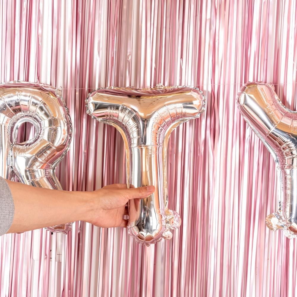 Balon Folie Metalizata Litera T, Flippy, 40 cm, Umflati cu Heliu sau Aer, Ambalaj Individual, Pai inclus, Argintiu [4]