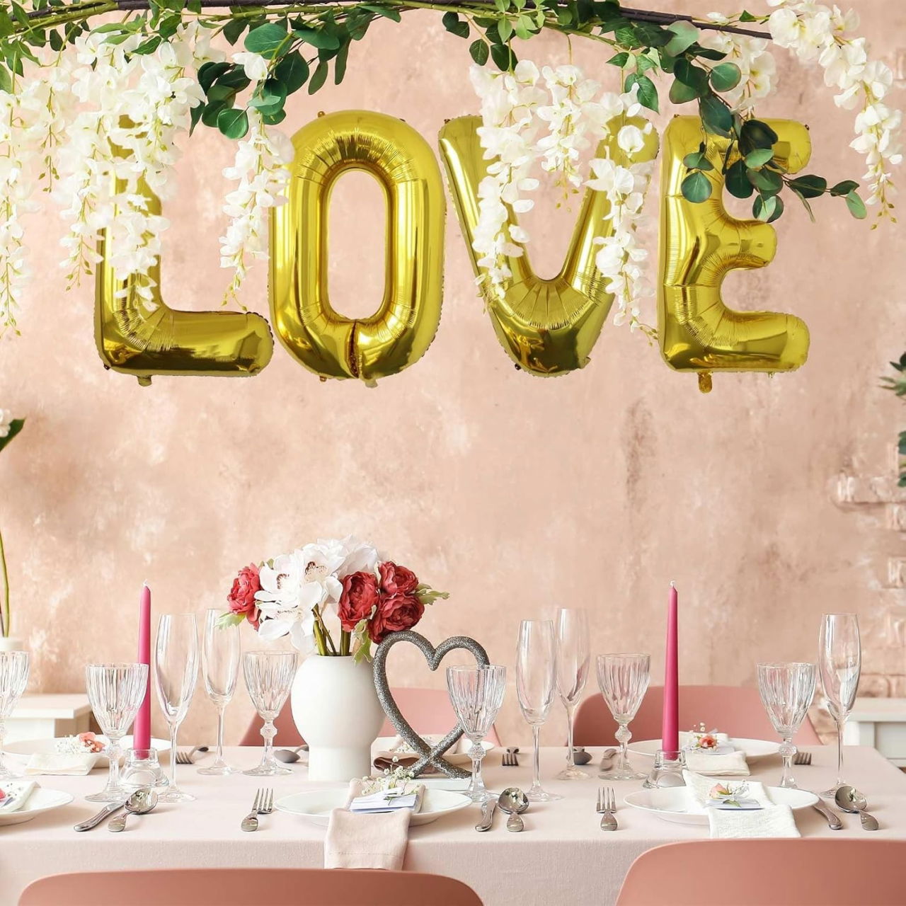 Balon Folie Metalizata Litera V, Flippy, 80 cm, Umflati cu Heliu sau Aer, Ambalaj Individual, Pai inclus, Auriu [6]