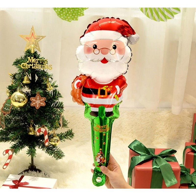 Balon Mos Craciun, Flippy, din Folie de Aluminiu, de Mana, Tema Craciun, 27 x 80 cm, Multicolor [2]