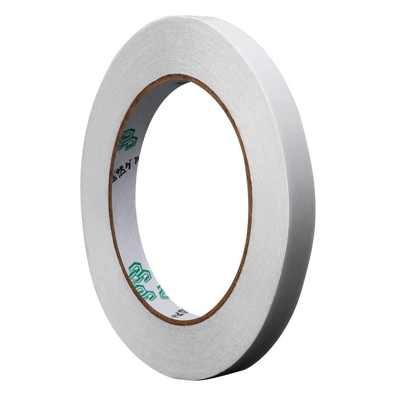 Banda Dubla Adeziva, Flippy, Banda Adeziva cu Burete, pentru Cadouri si Ambalaje, 2 m, Latime 0.8 cm, Alb [1]