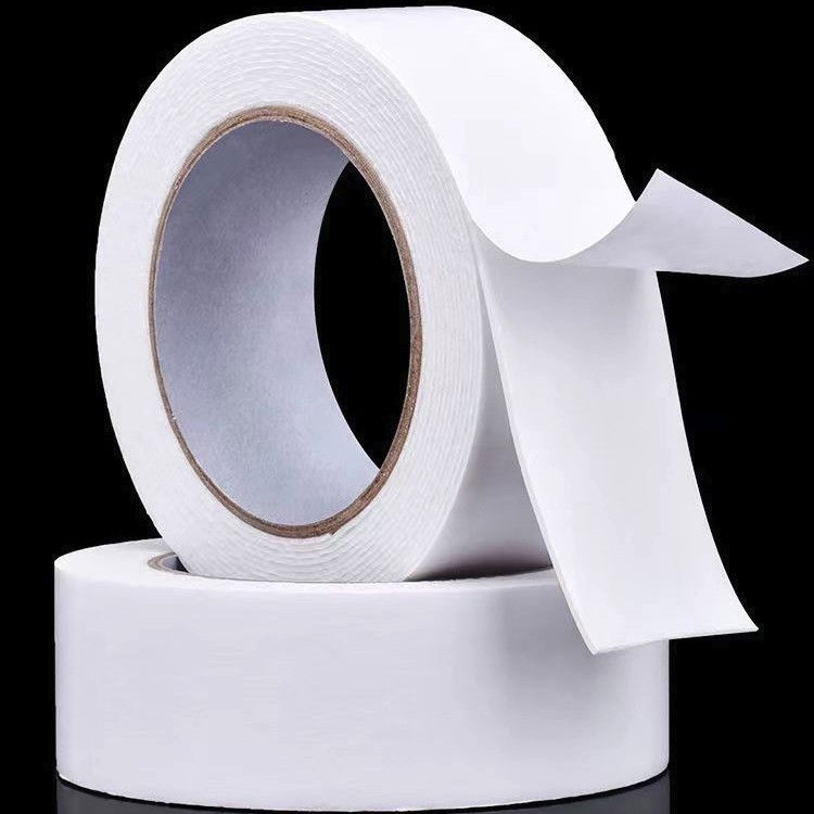 Banda Dubla Adeziva, Flippy, Banda Adeziva cu Burete, pentru Cadouri si Ambalaje, 3 m, Latime 2.5 cm, Alb [4]