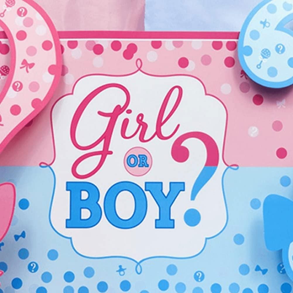 Banner pentru Petrecere, Flippy, Model Girl or Boy, Tematica Gender Reveal, 150 x 100 cm, Albastru Roz [3]