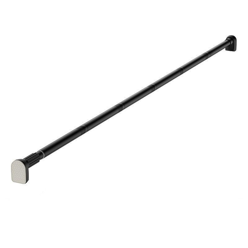 Bara Telescopica Multifunctionala, Flippy, din Otel Inoxidabil si ABS, Utilizare Universala, Extensie 185 - 205 cm, Fara Perforare Perete, Negru [9]