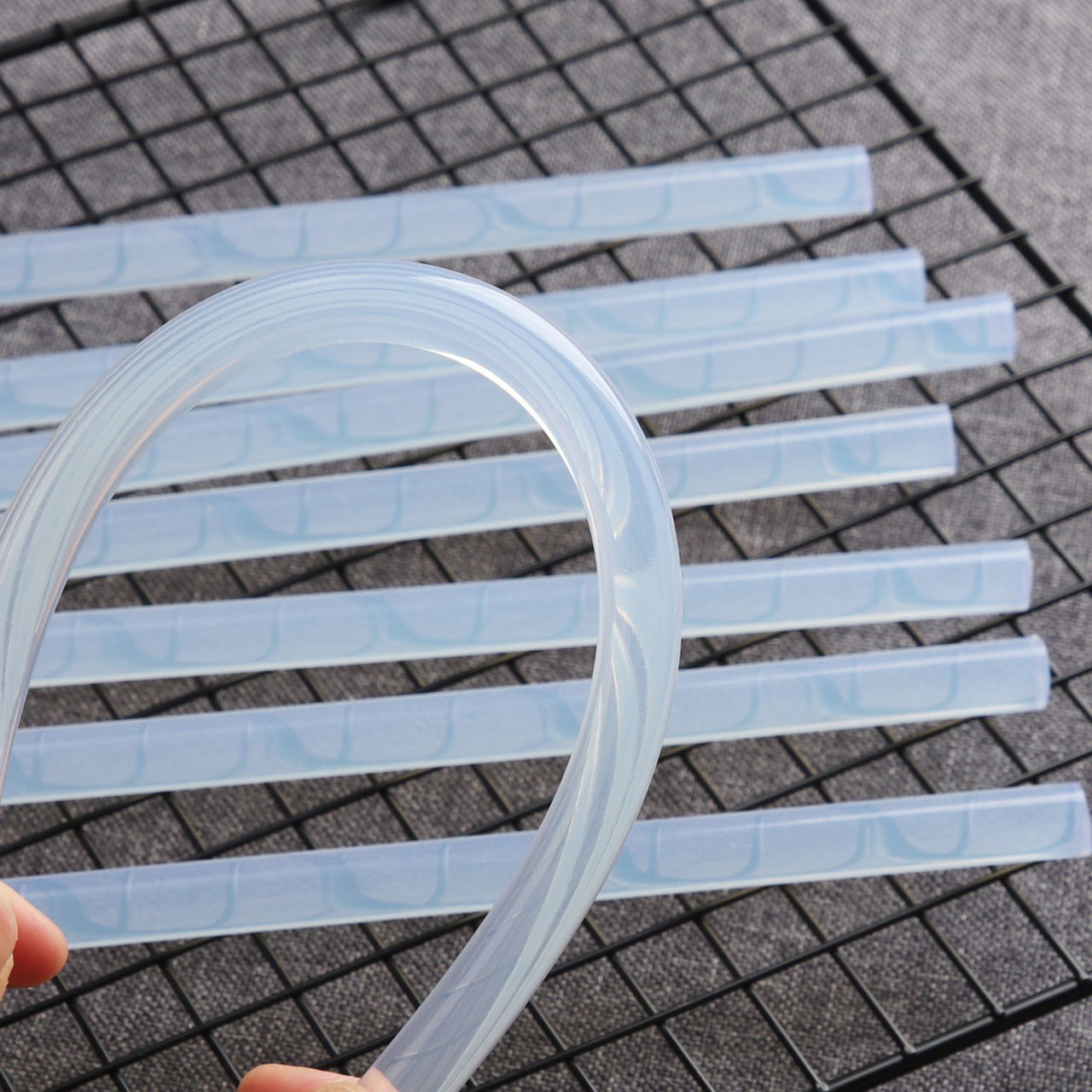 Batoane Adeziv Terminc, Flippy, Pentru Pistol de Lipit, Silicon Transparent, Lipire Calda, Diametru 7 x 150 mm, Transparent  [4]