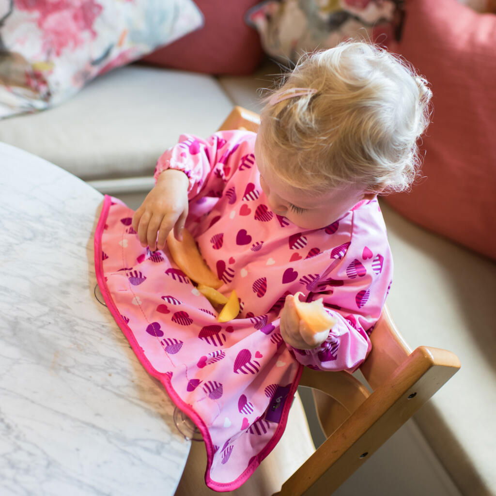 Baveta cu maneci si ventuze - Inimioare [5]